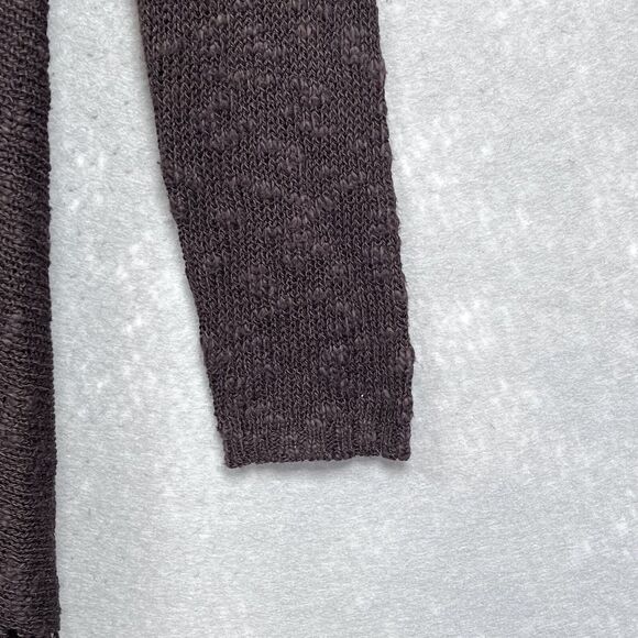 Ariat Sweater Womens SZ Medium Brown Fringe Cardigan Modern Fit Knit Long Sleeve - Picture 3 of 11